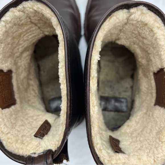 COACH Harvey Boot Mens 11 B MSRP $495 Brown Leather Slip on - Picture 9 of 13